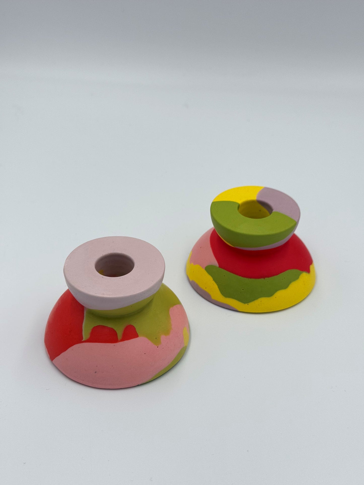 Tall Candle Stick Holder by Bits of Colour