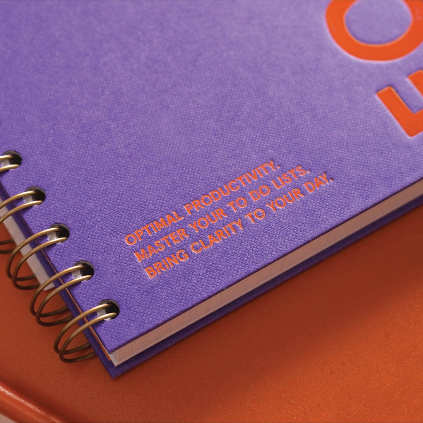 Daily Productivity Planner | Undated | Hardback | Purple