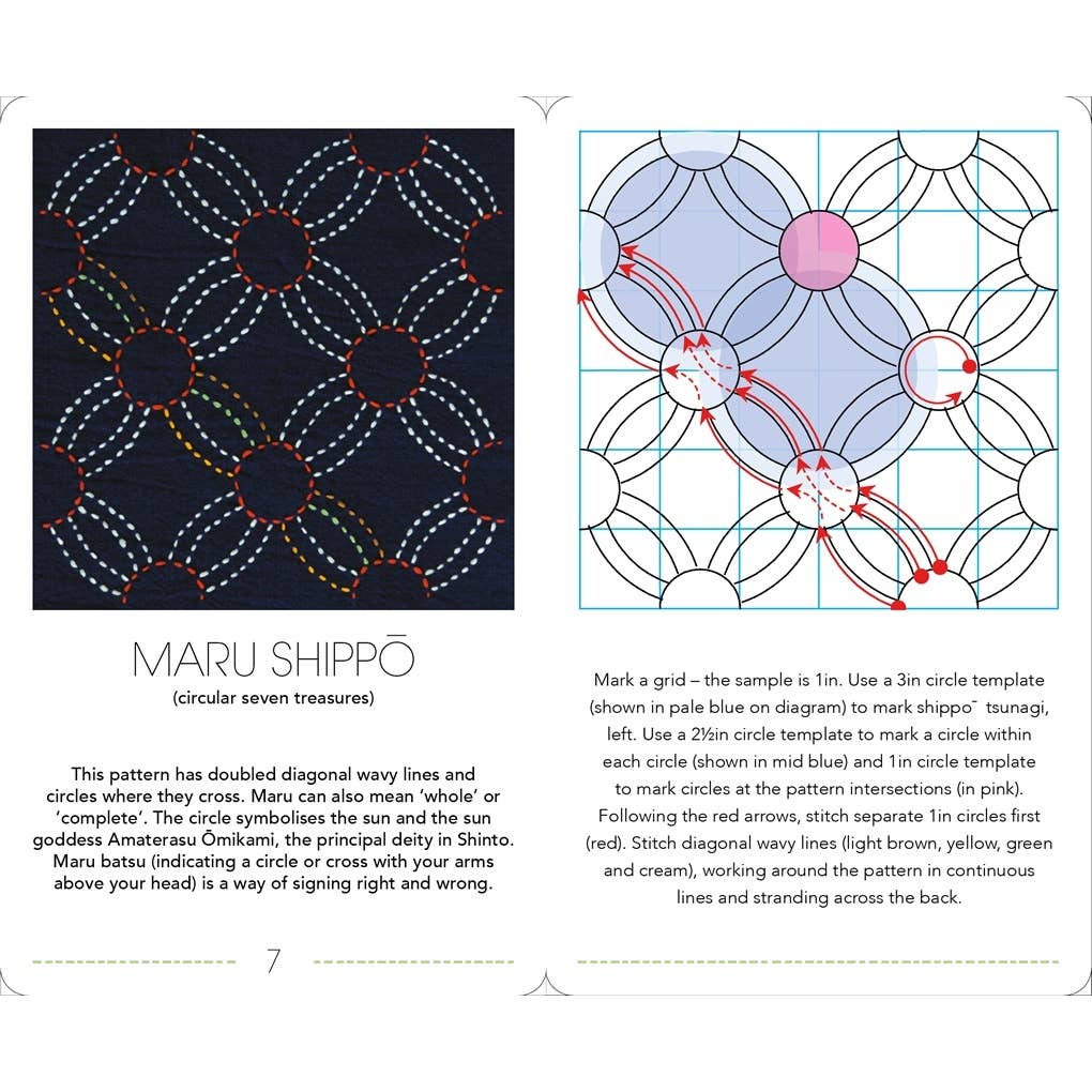 The Ultimate Sashiko Card Deck: Patterns, Techniques and Inspiration in 52 Cards