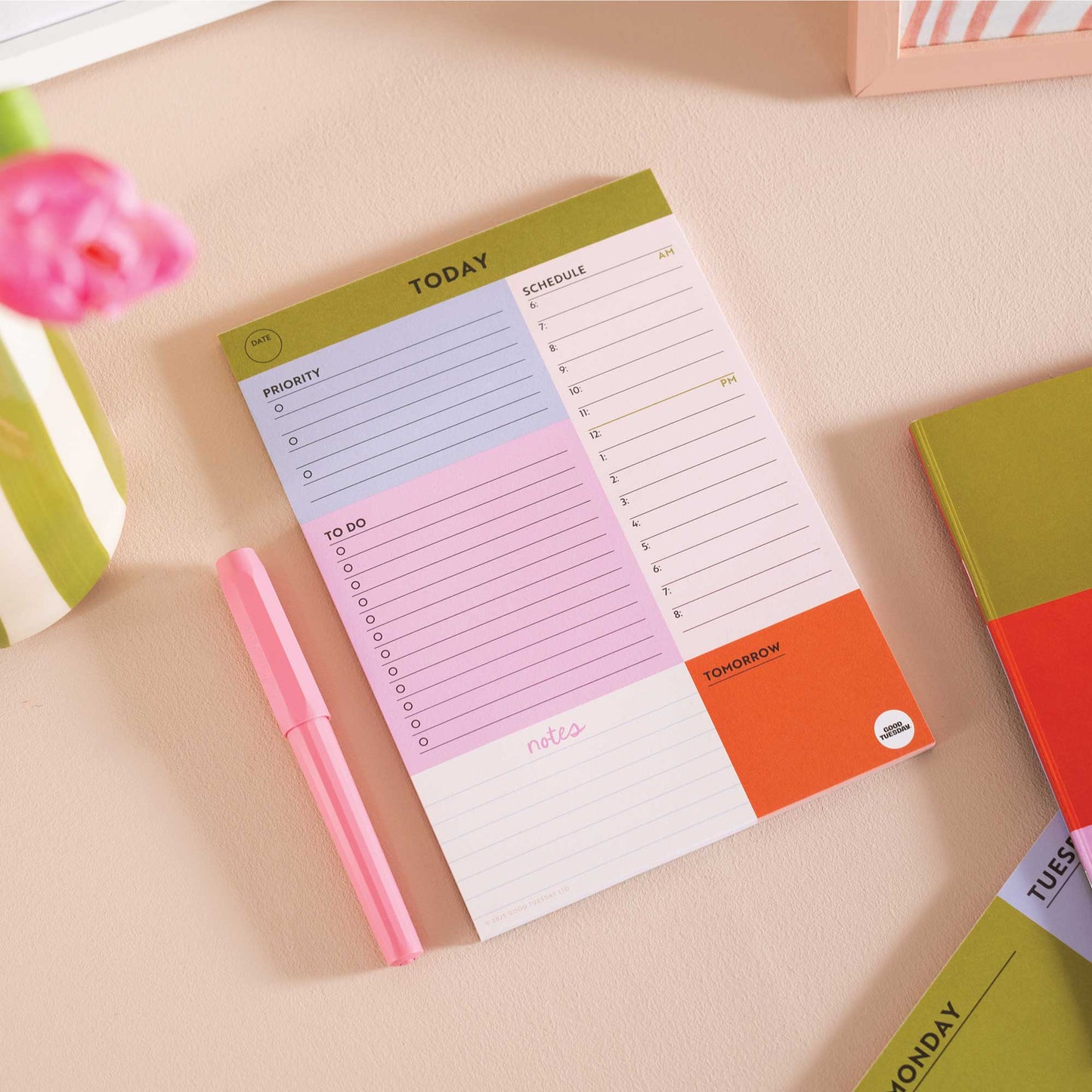 A5 Daily Planner Pad | Block My Life