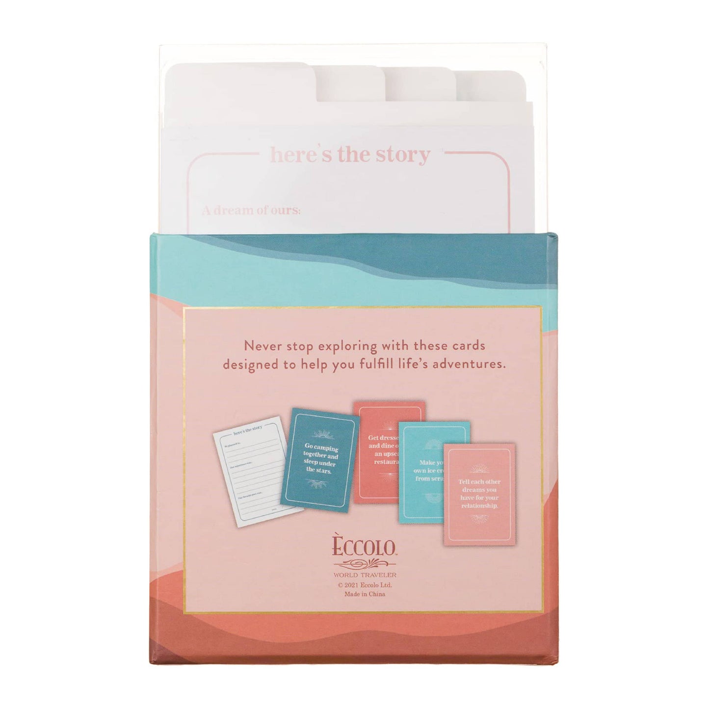 Éccolo Couples Bucket List Cards - Set Of 60