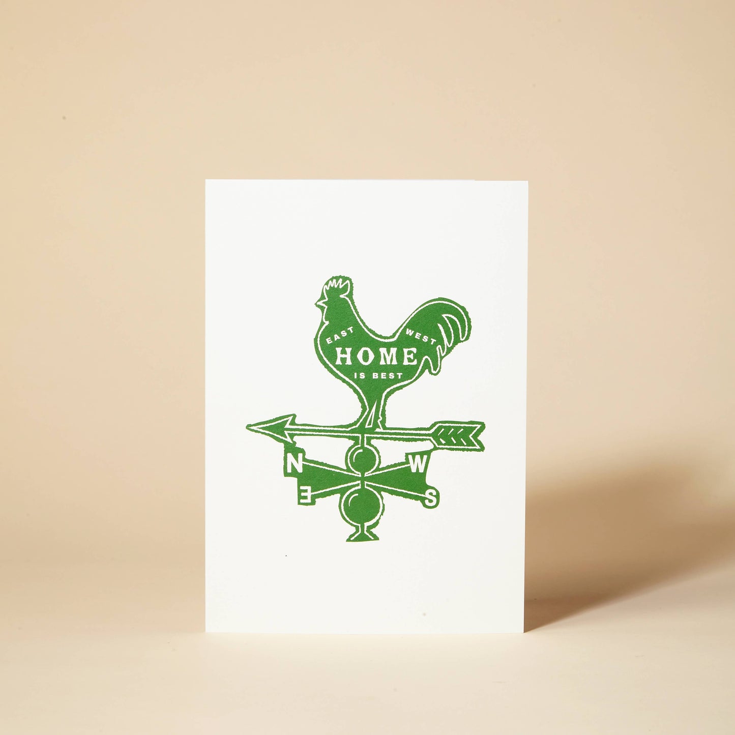 'East West Home is Best' Greeting Card