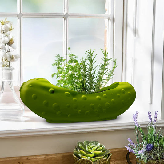 Pickle Planter | Funky Indoor Plant Pot | Gift & Home