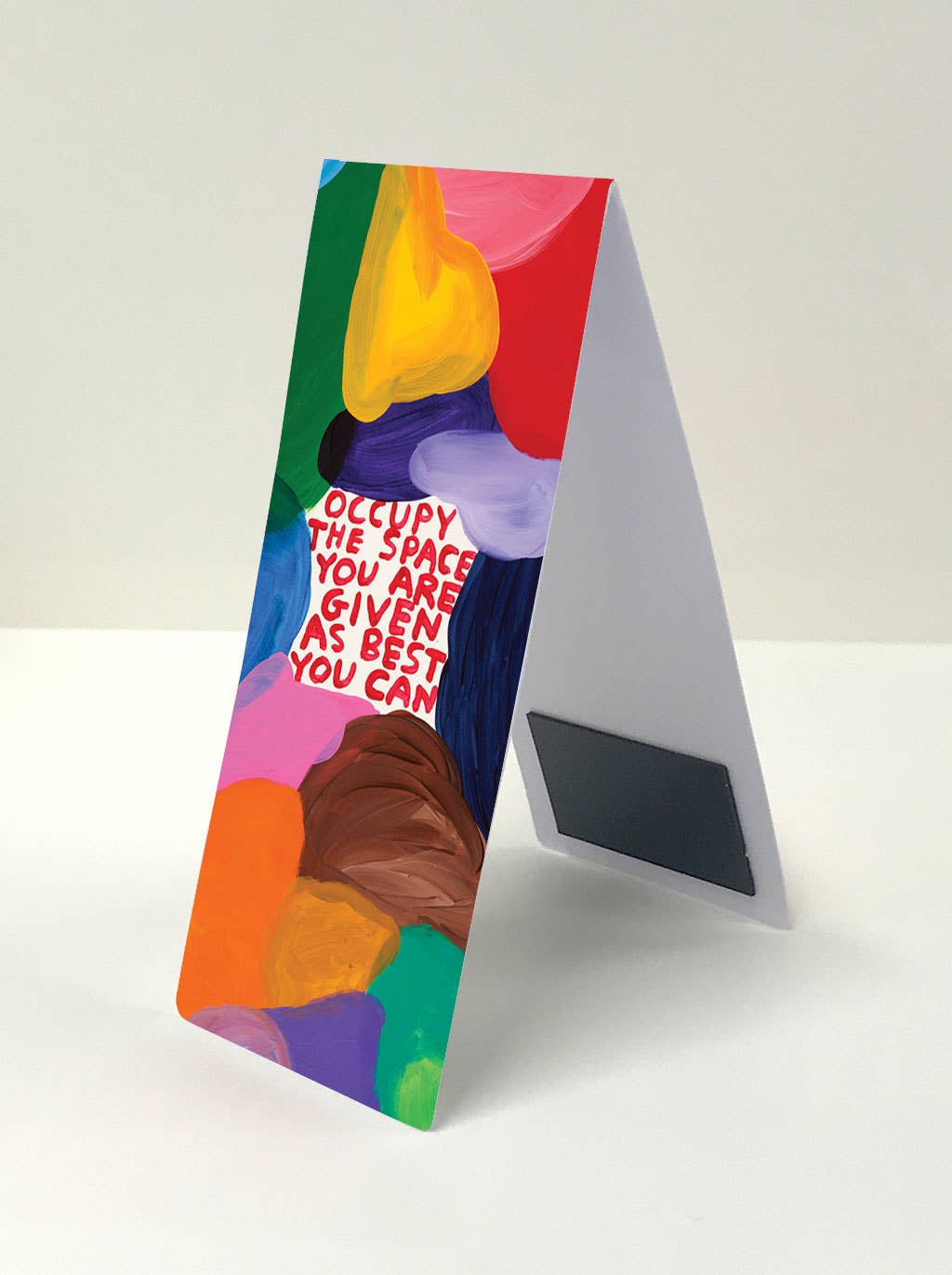 Funny Gift - Occupy The Space Bookmark by David Shrigley