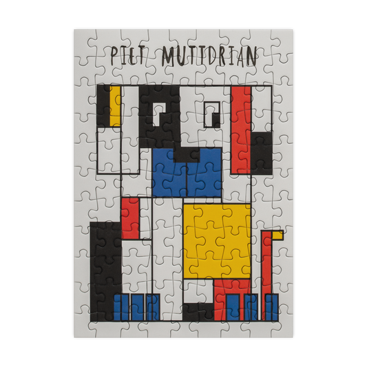 Piet Muttdrian - 99 Piece Mini Jigsaw Puzzle