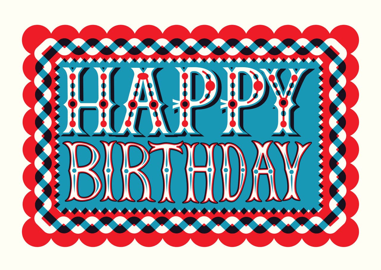 Happy Birthday Greeting Card