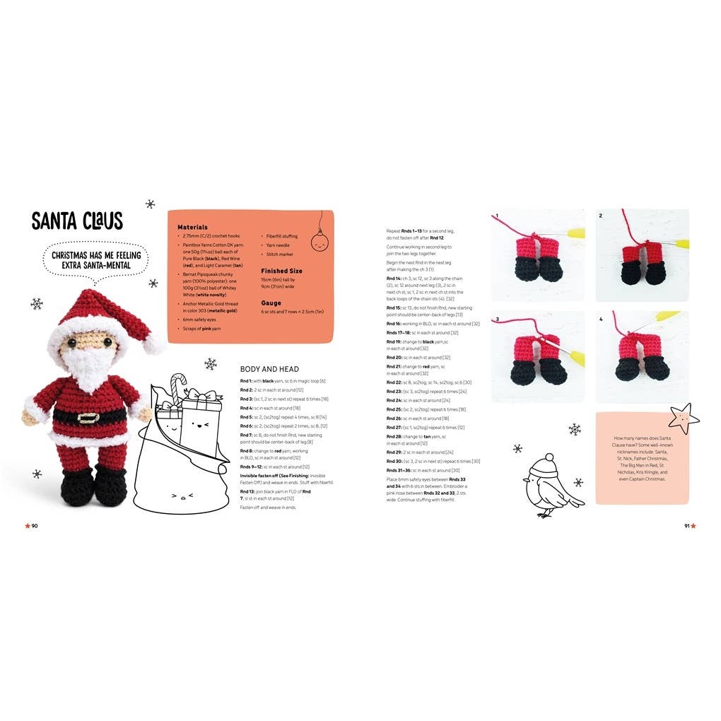 Kawaii Crochet Christmas: 40 super cute amigurumi patterns for the festive season