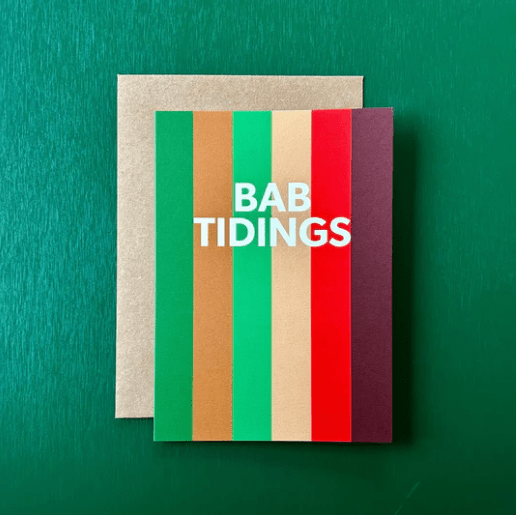 Bab Tidings card