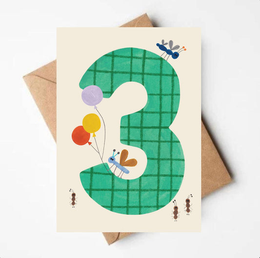 THREE age card