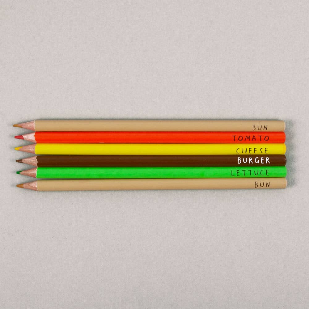 Burger | Pencil Set | Sharp & Blunt