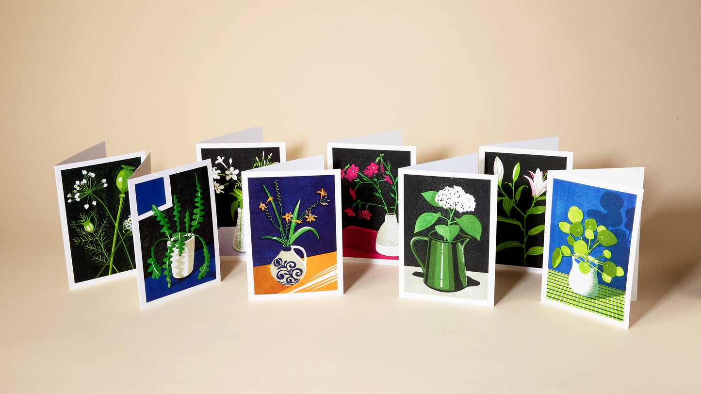 Nicotiana Greeting Card