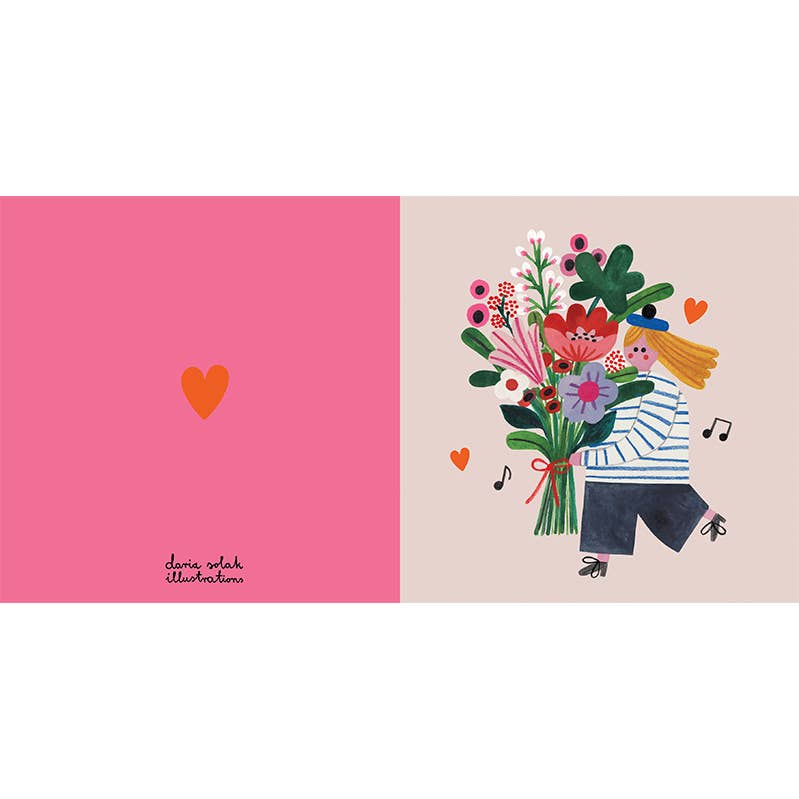 FLOWER GIRL card