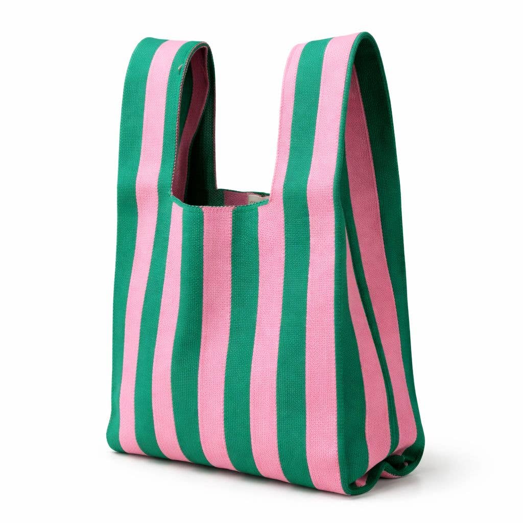 Candy Stripe – Knitted Bag