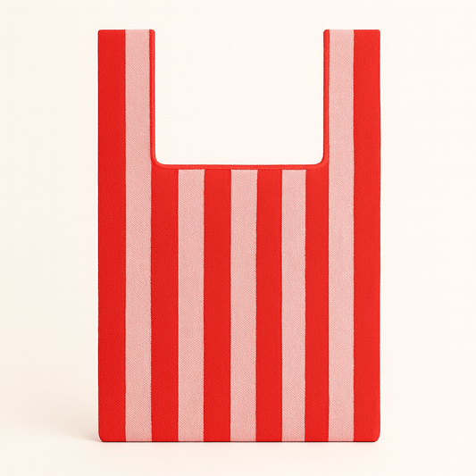Candy Stripe – Knitted Bag