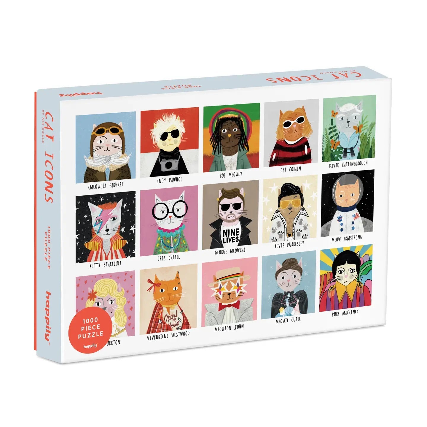 Cat Icons - 1,000 Piece Jigsaw Puzzle