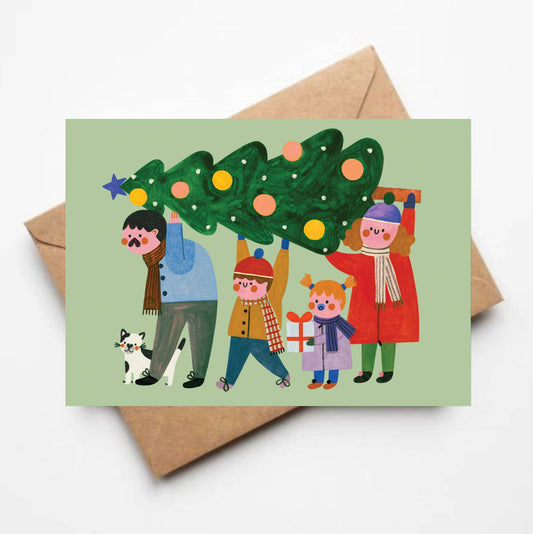 CHRISTMAS FAMILY card