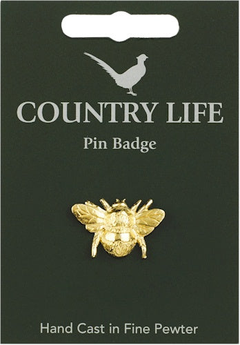 Country Life Bee Pin - Gold Plated