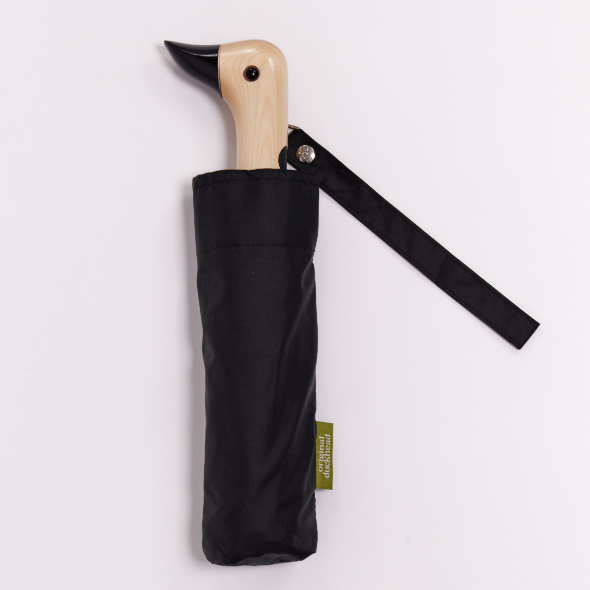 Classic Black Eco-Friendly Duckhead Umbrella