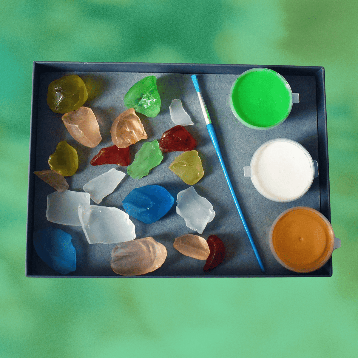 Sea glass Painting Kit with Instructions