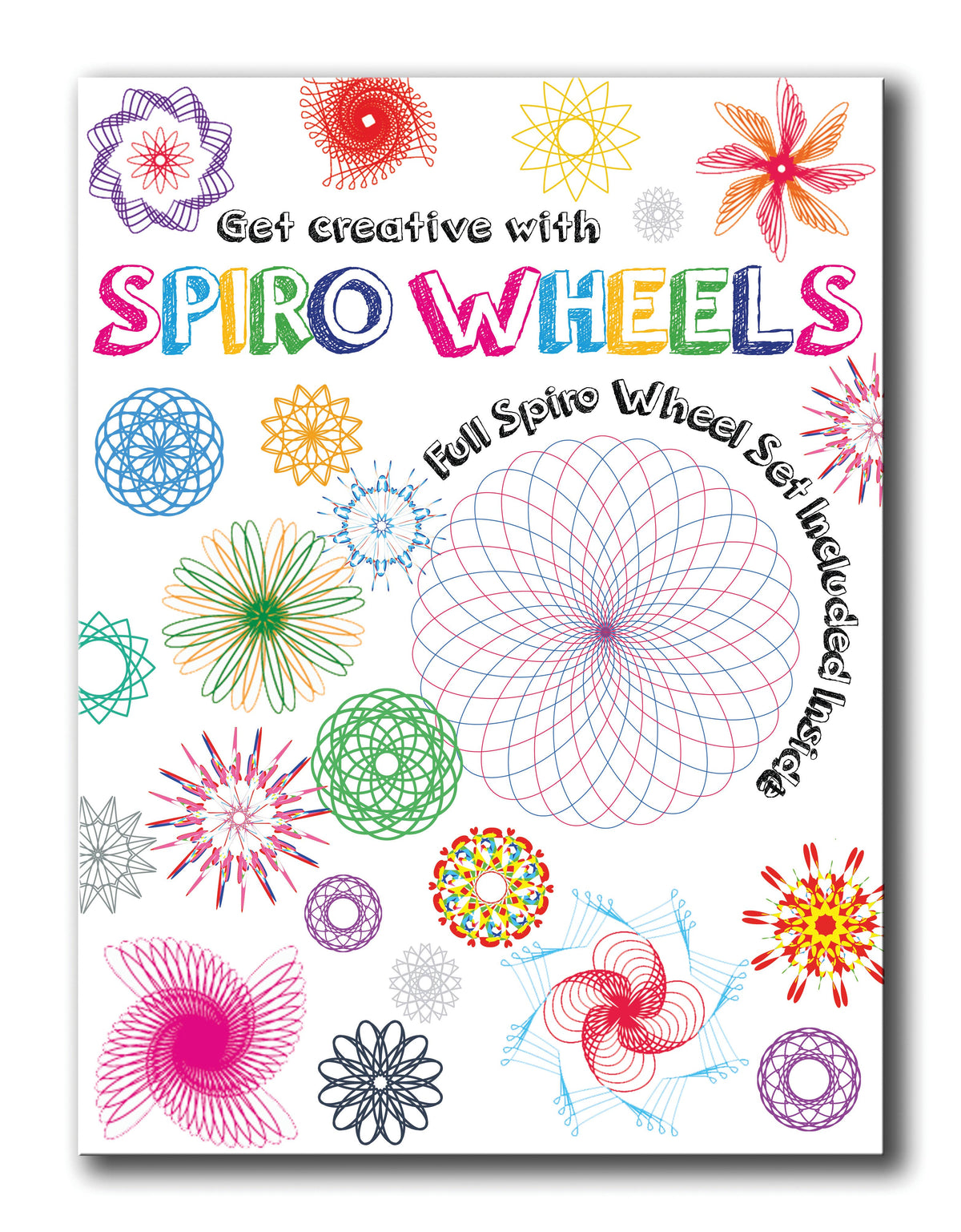 Get Creative With Spiro Wheels - Children's Activity Book - Includes Pad, Pens and Wheels