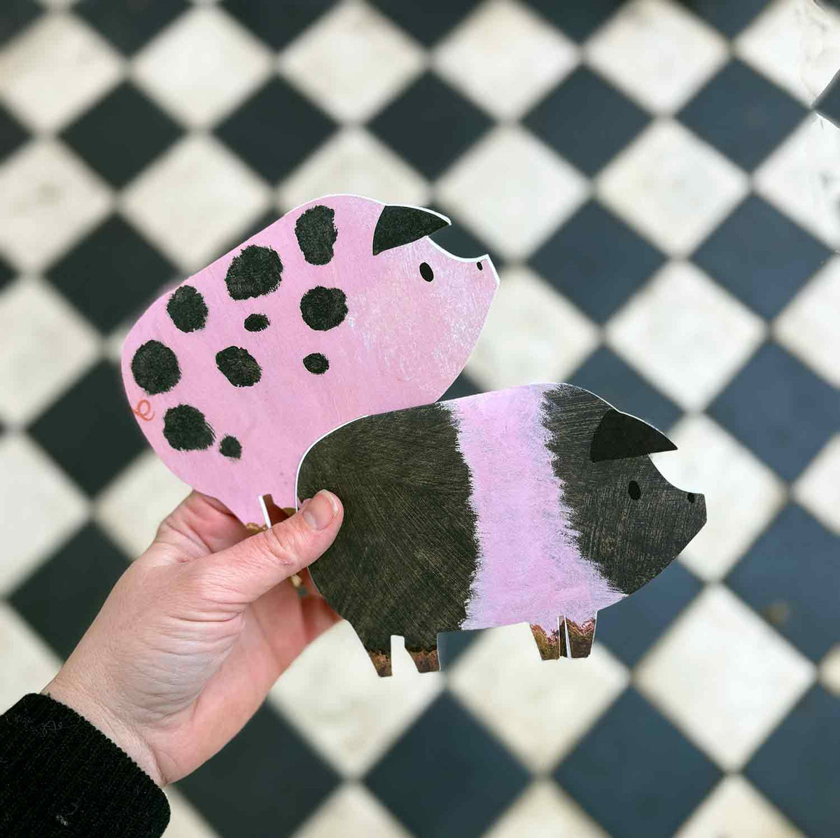Spotty Pig Birthday Card | Foodie Gift | Farm Animal Card