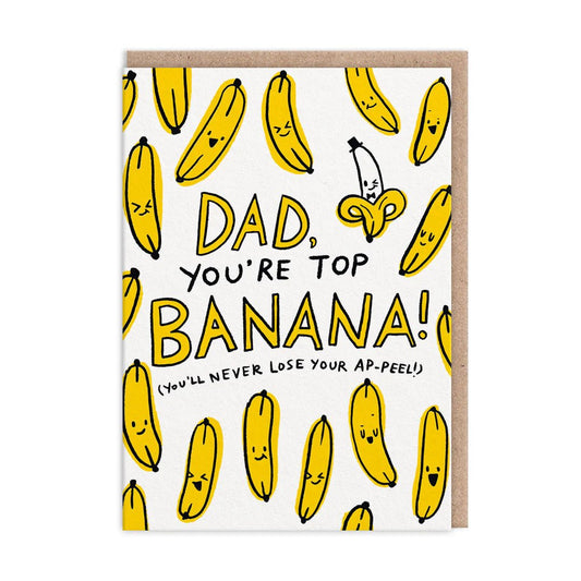 Dad Top Banana Father's Day Card