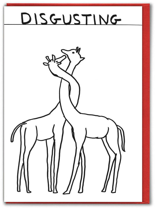 David Shrigley Funny Valentine's Card - Disgusting