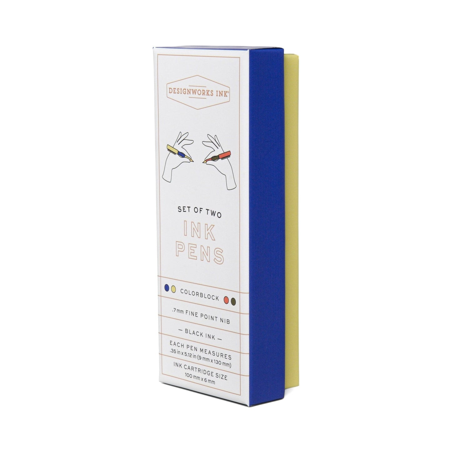 Designworks Ink Colour Block Pens - Cobalt & Green (Set 2)