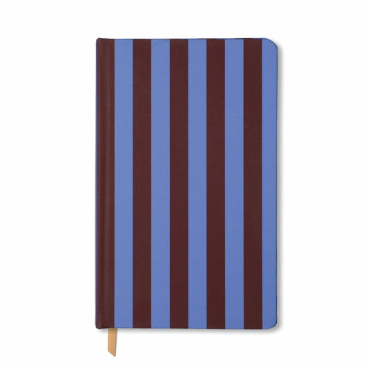 Designworks Ink Soft Touch Journal - Purple + Nutmeg Stripe