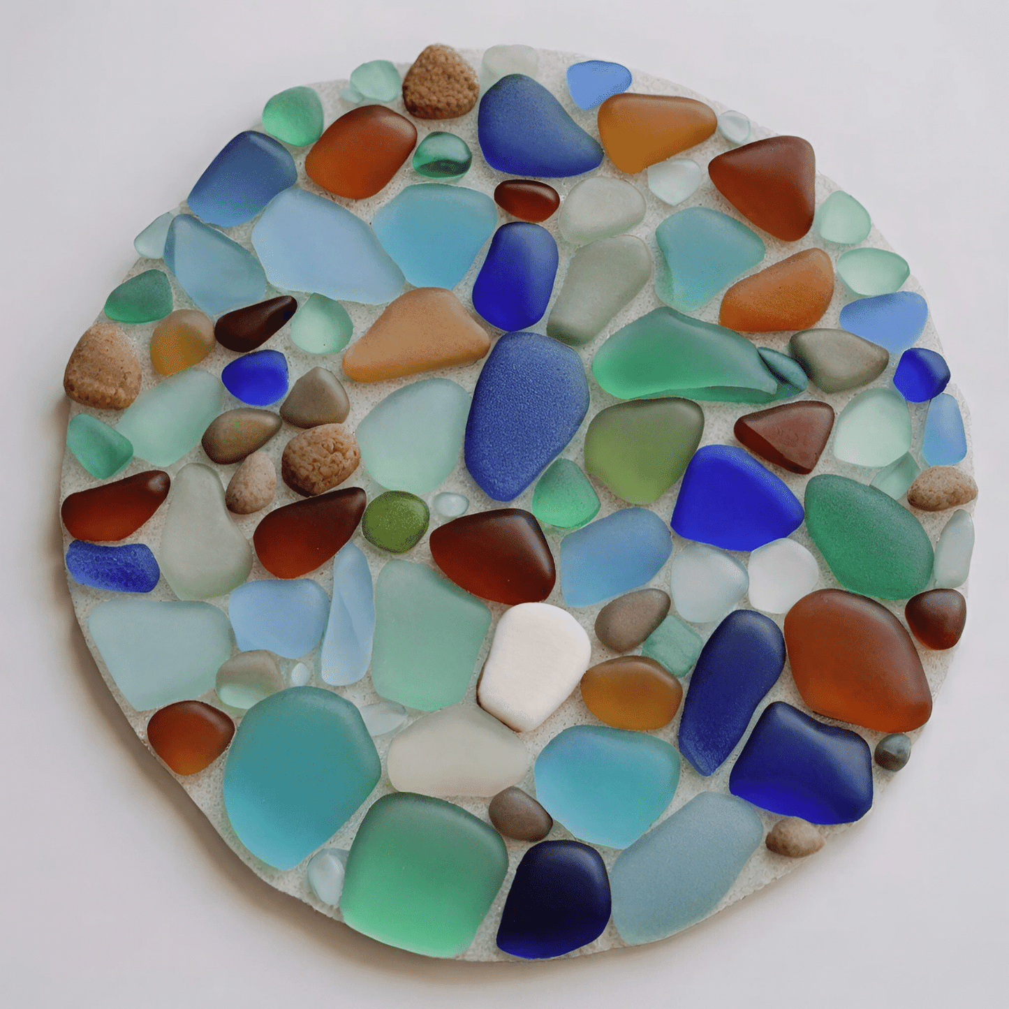 DIY Sea Glass Mosaic Craft Kit for Adults, Home Décor