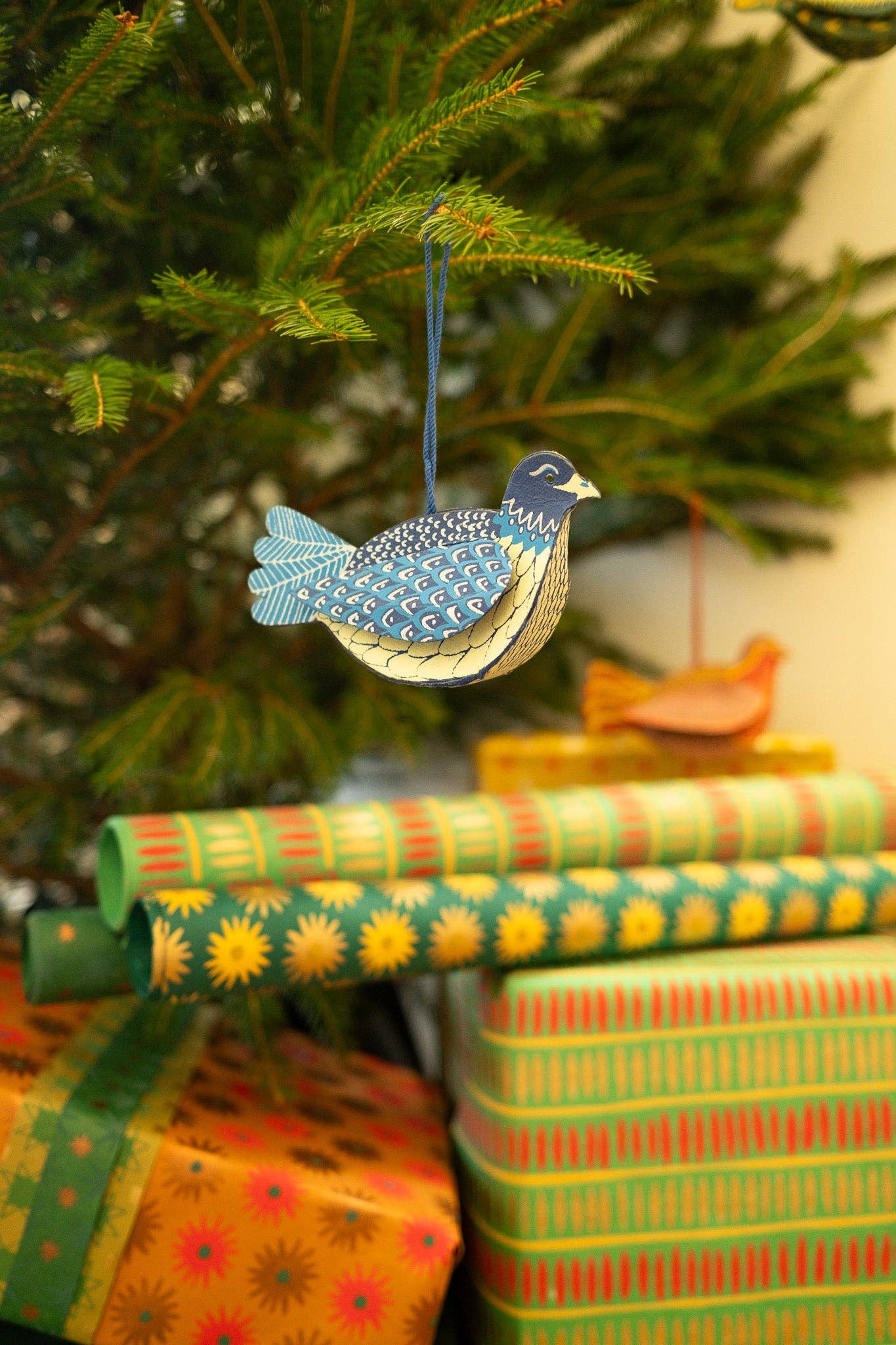 Dove Screen-Printed Board Decoration