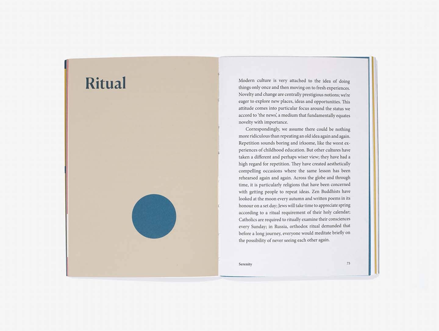 Essential Ideas Book on Serenity, Unique gift