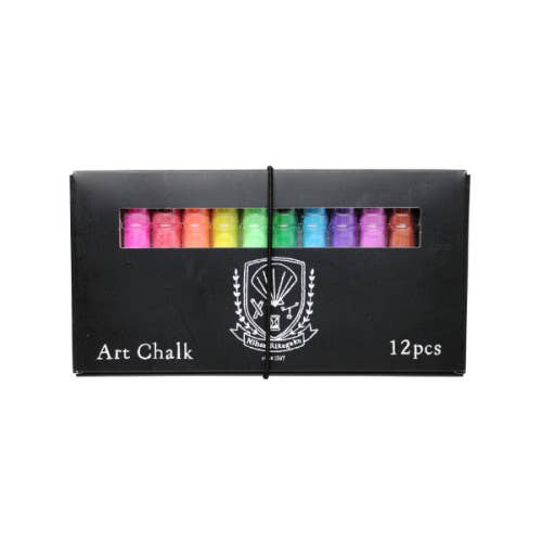 Rikagaku (Kitpas) Dustless Art Chalk 12 Colours
