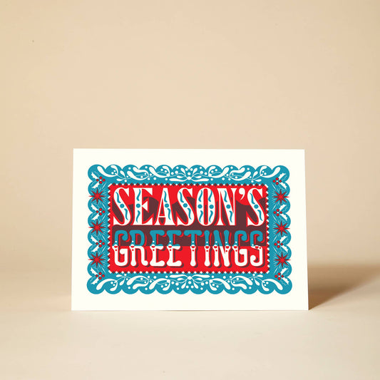 'Season's Greetings' Pack Christmas Cards (10 Cards)