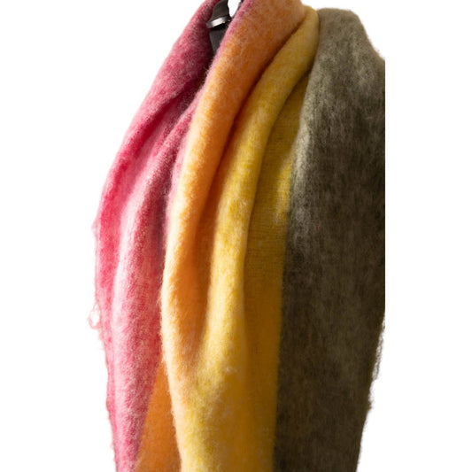 Striped Chunky Winter Scarf