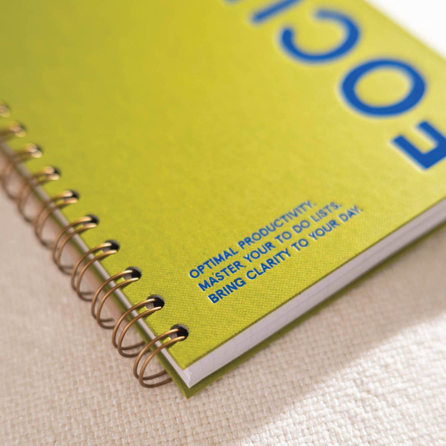 Daily Productivity Planner | Undated | Hardback | Matcha