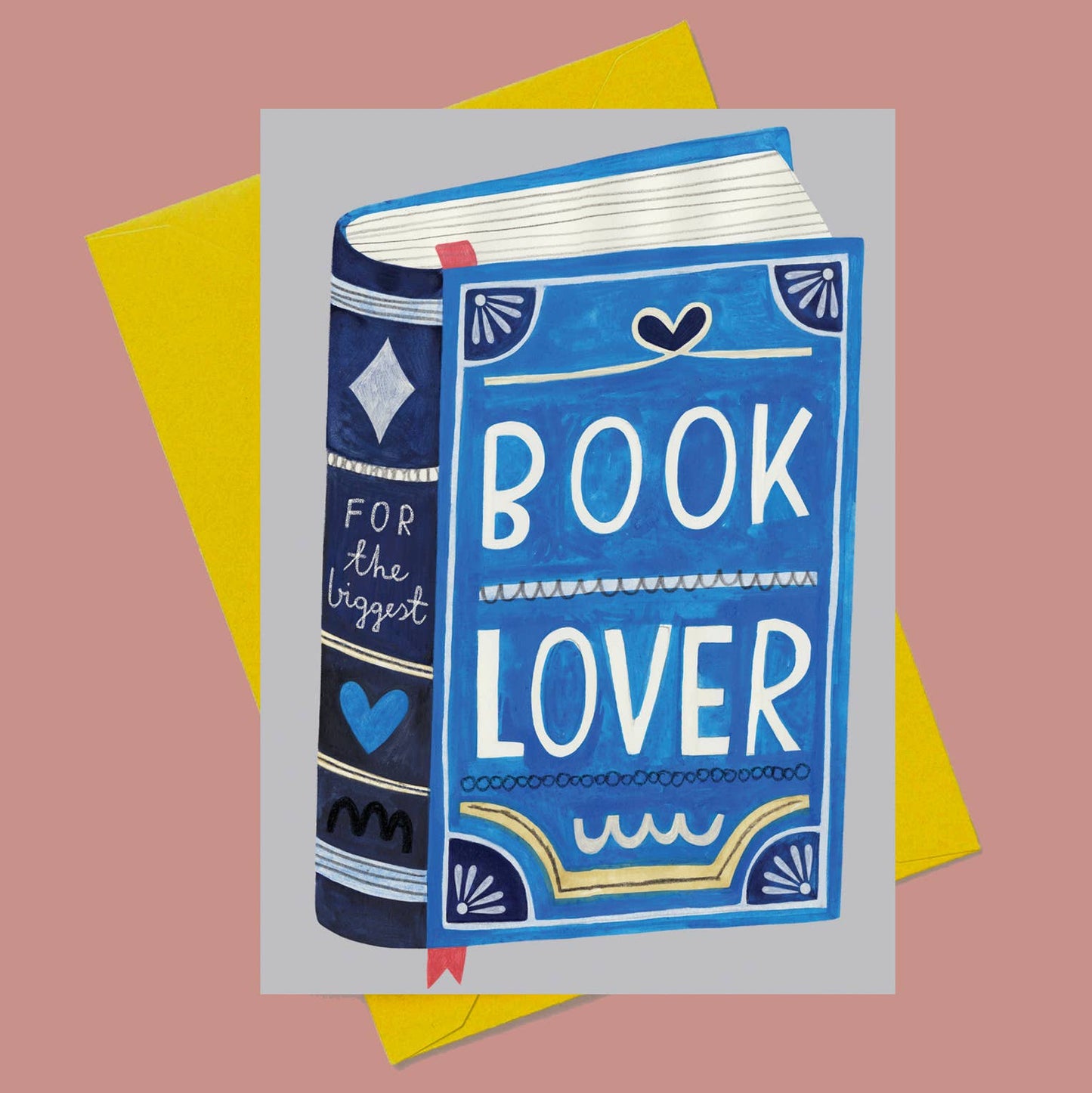 BOOK LOVER card