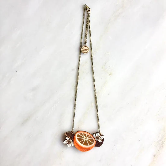 St Clements orange necklace