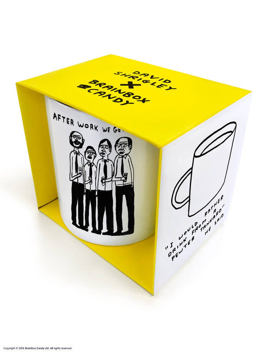 Funny Gift David Shrigley Mug - After Work Get Drunk