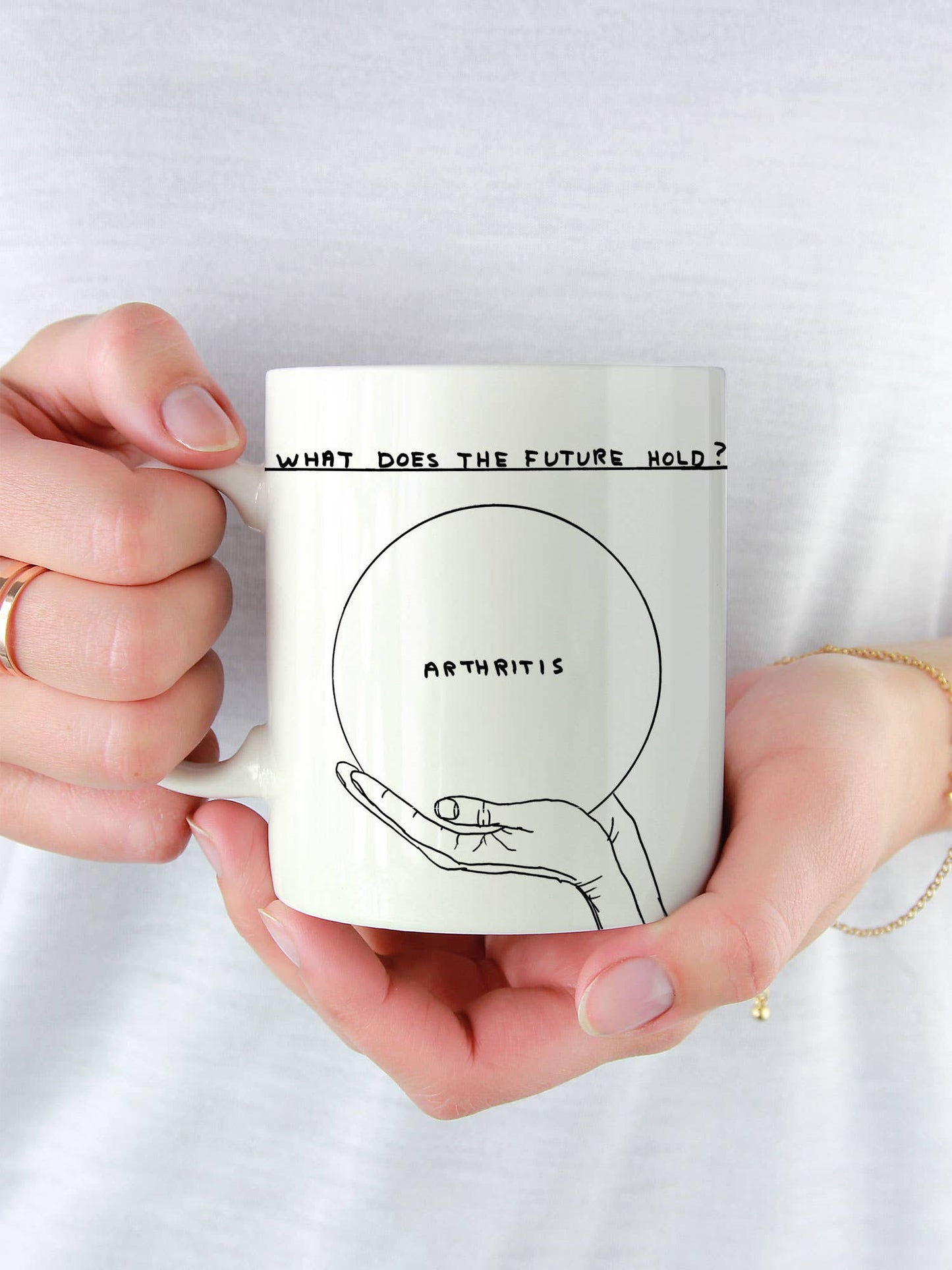 Funny Gift David Shrigley Mug - Arthritis