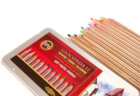 Gioconda Soft Pastel Pencils - Tin of 12