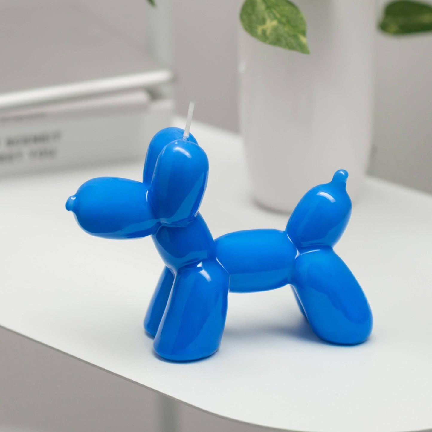 Helio Ferretti Balloon Dog Candle Electric Blue Candle