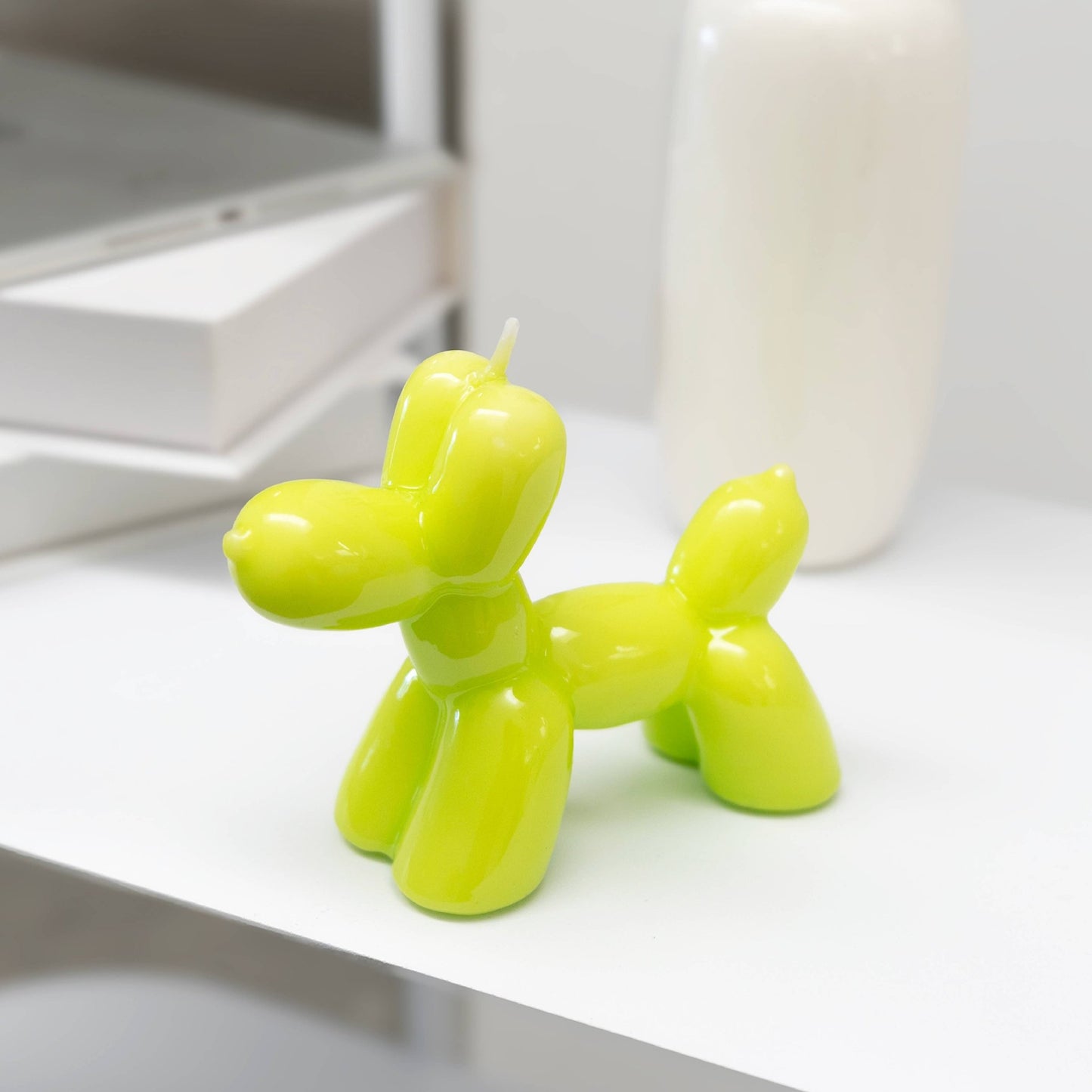 Helio Ferretti Balloon Dog Candle Lime Green Candle