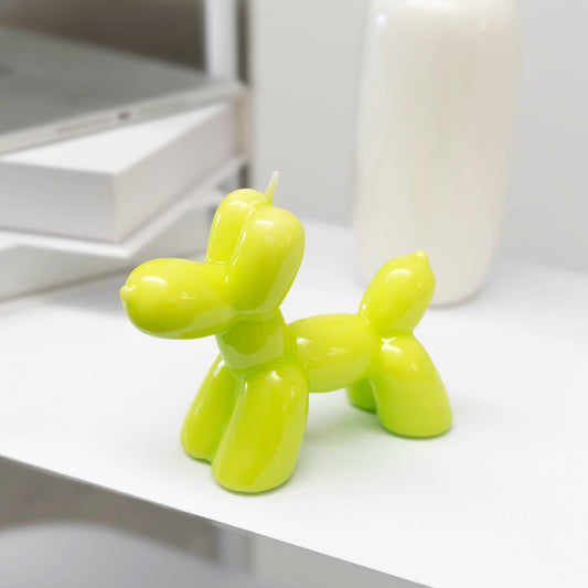 Helio Ferretti Balloon Dog Candle Lime Green Candle