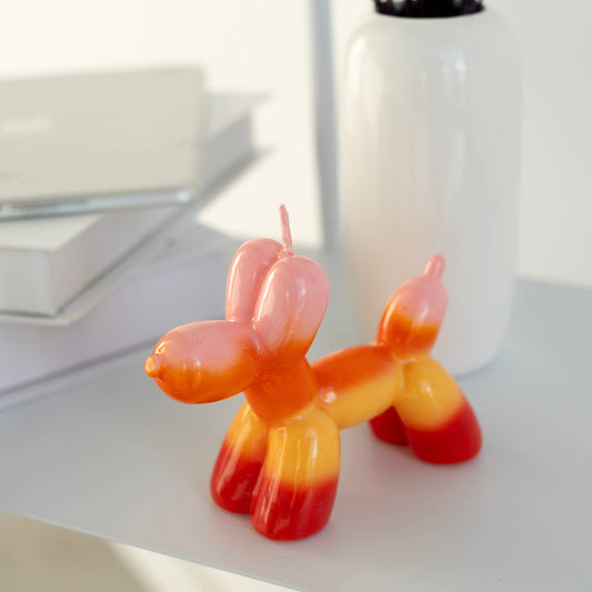Helio Ferretti Balloon Dog Candle - Ombre Sunset