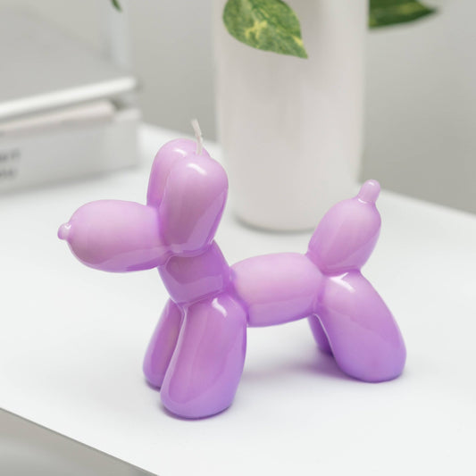 Helio Ferretti Balloon Dog Candle Violet Candle