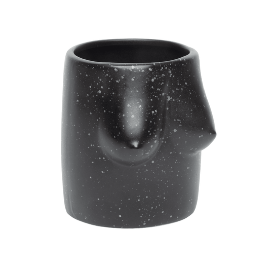 Helio Ferretti Body Shapes Boobs Flower Vase - Black