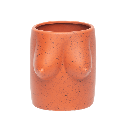 Helio Ferretti Body Shapes Boobs Flower Vase Terracotta