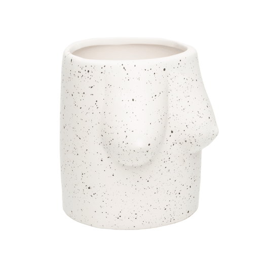 Helio Ferretti Body Shapes Boobs Flower Vase - White 19cm