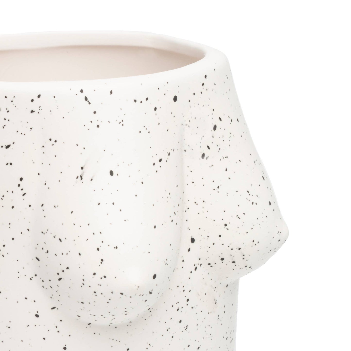 Helio Ferretti Body Shapes Boobs Flower Vase - White 19cm